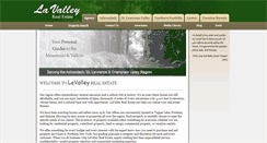 Desktop Screenshot of lavalleyrealestate.com